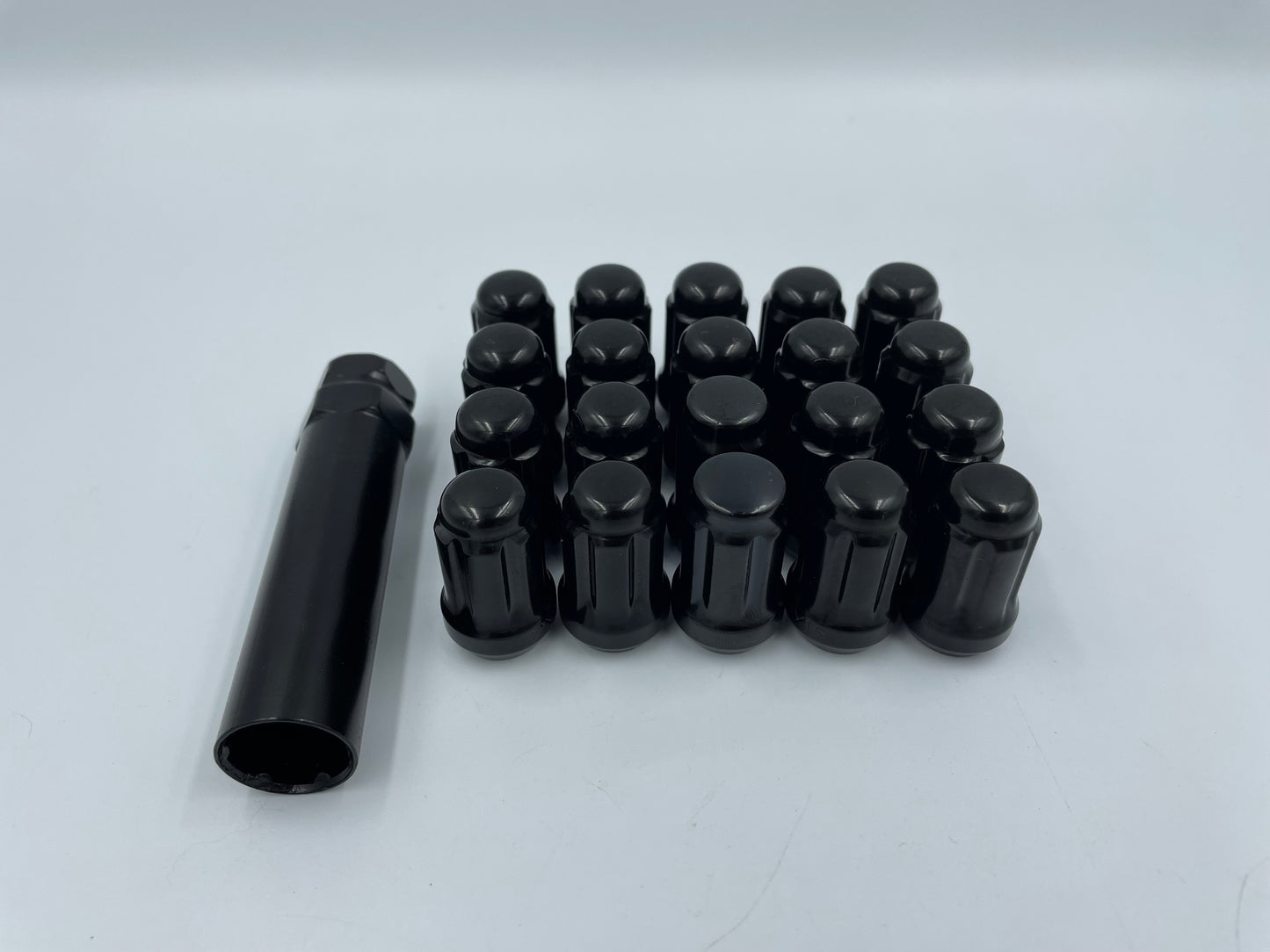 1/2-20 Black Spline Lug Nut Plus Socket Key