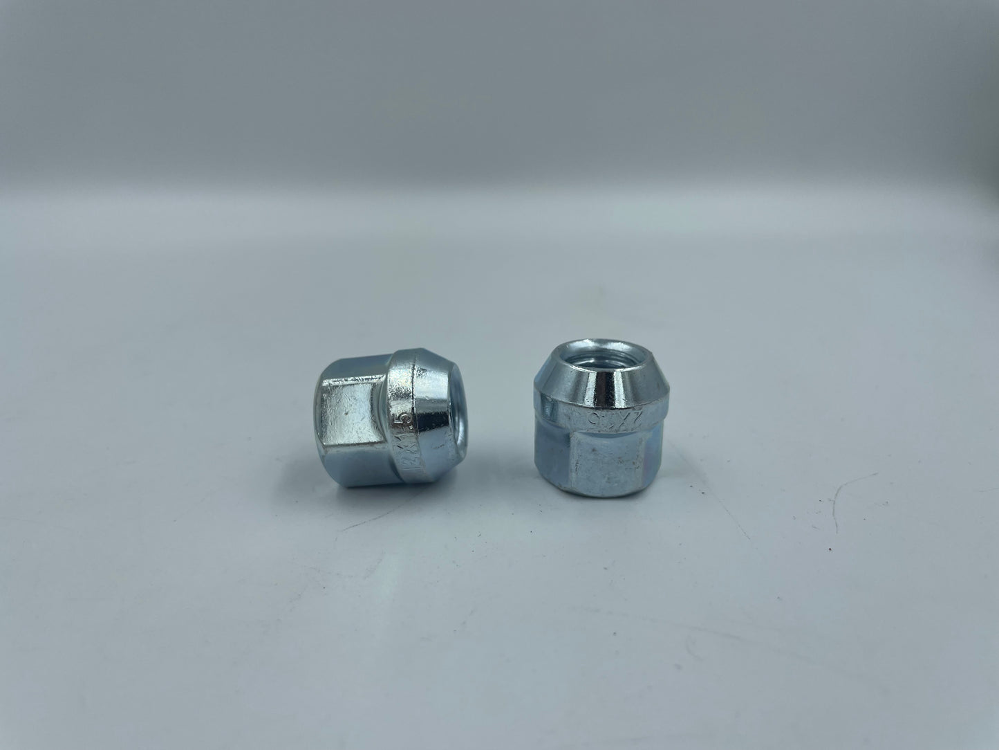 12x1.5 Chrome Open End Conical Seat Bulge Nut