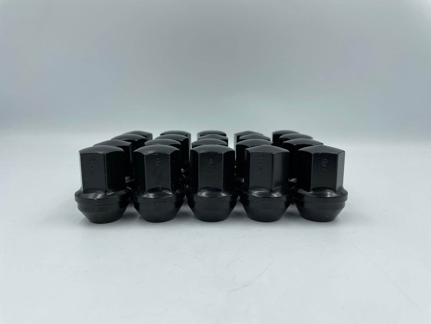 9/16-18 Black Duplex Lug nuts