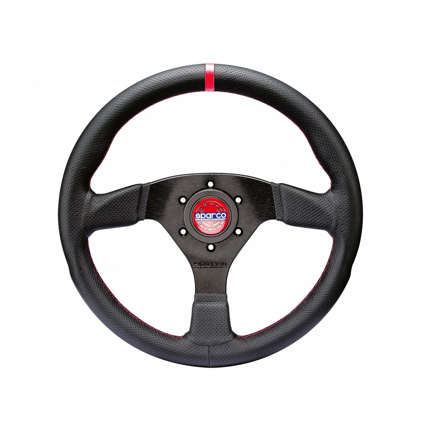 SPARCO STEERING WHEEL: R383 CHAMPION (BLACK/BLACK)